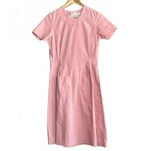 Vintage Angelica 1960s Pink Hospital Scrub Uniform Size S